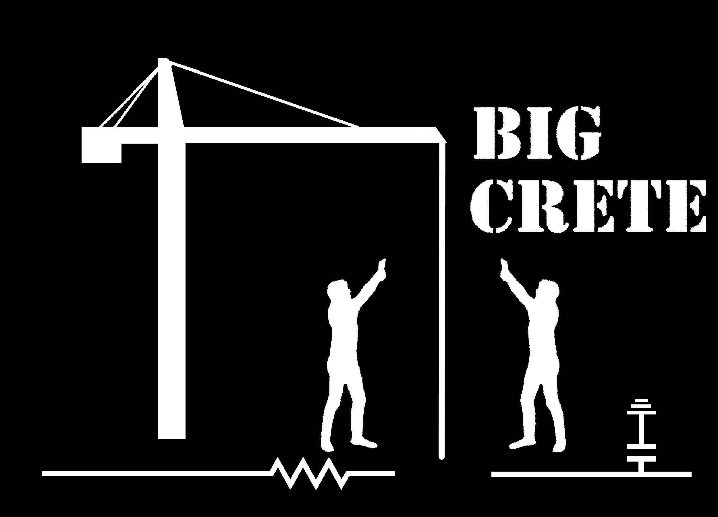 big crete crane logo