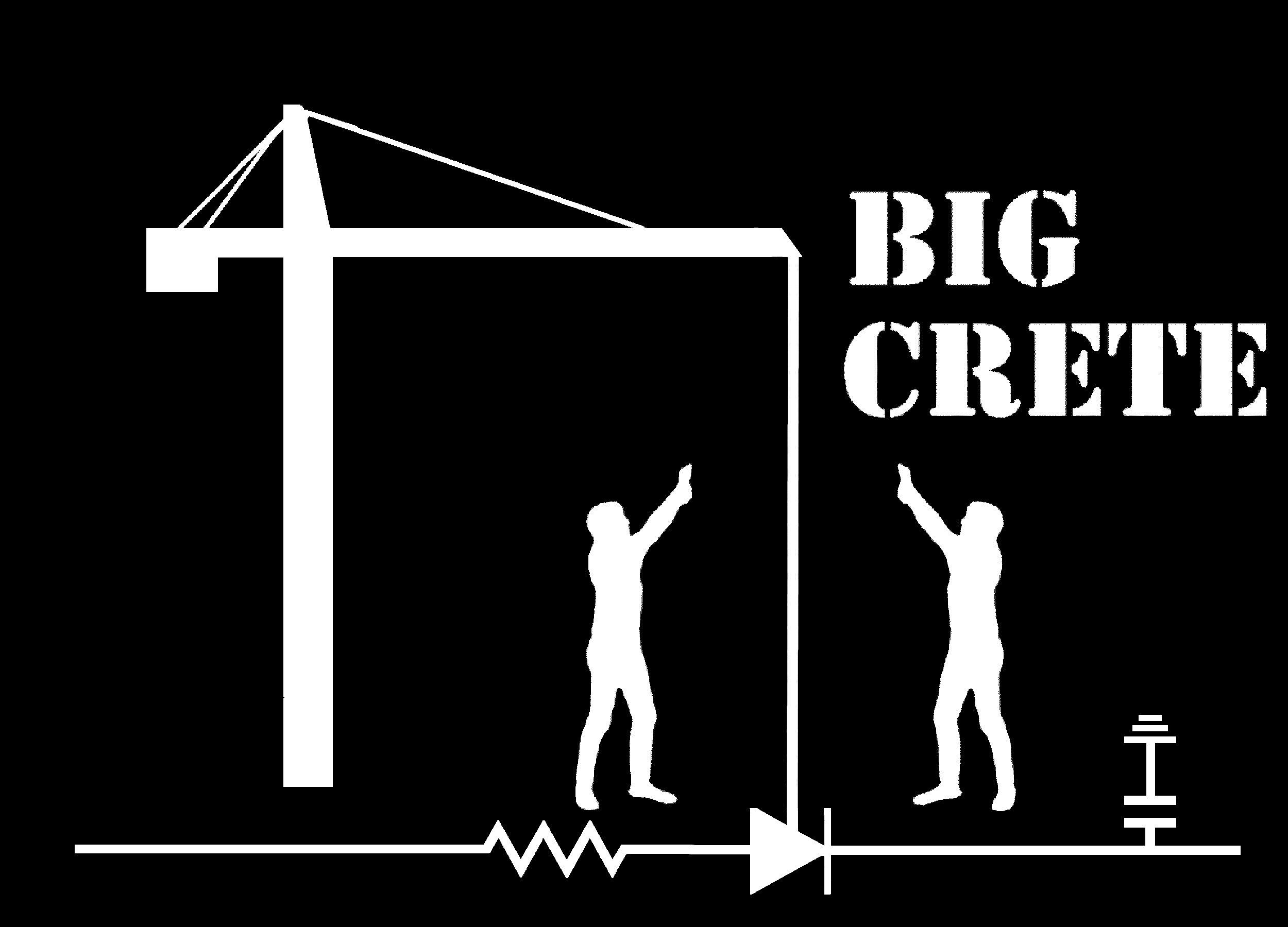 big crete crane logo